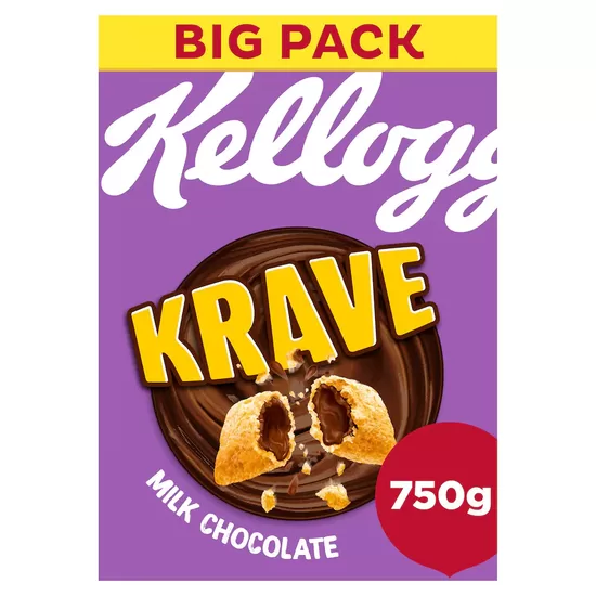 Kellogg's KRAVE milk chocolate 750 g