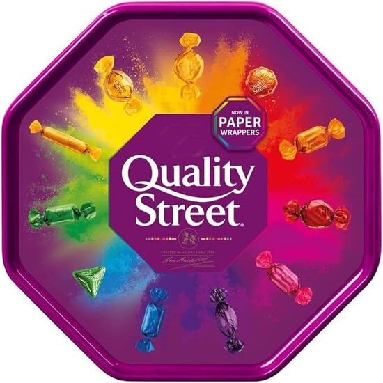 Konfektes "QUALITY STREET" kārbā