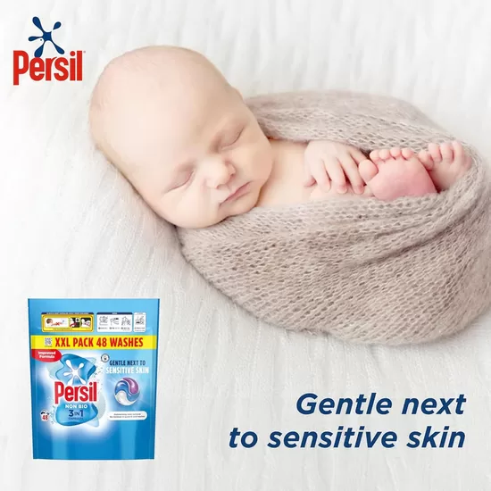 Persil non Bio 3in1 kapsulas bērnu drēbēm (48)