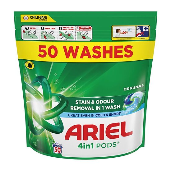 ARIEL 4in1 Original (50 kapsulas)
