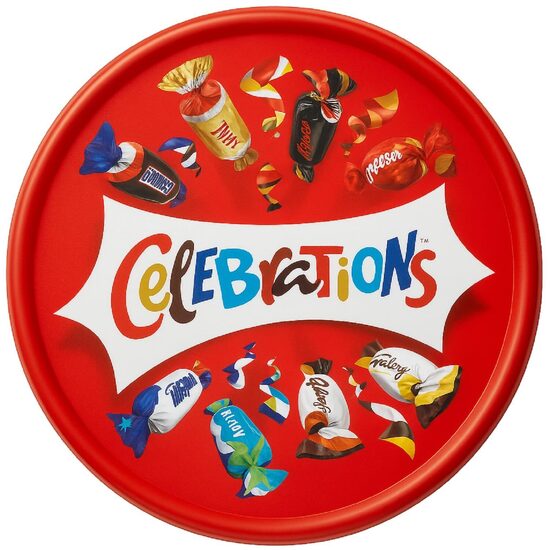 Konfektes "CELEBRATION" kārbā 