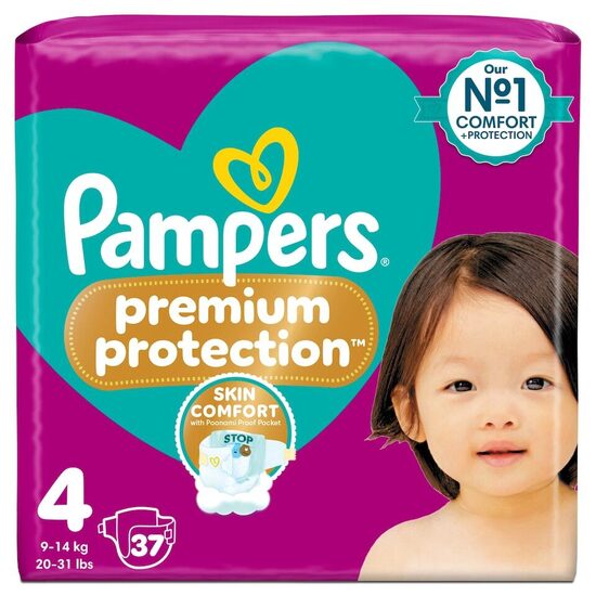 Pampers premium "klipši"  4. izmērs 37 gb. NEW (0.29 eur/gb)