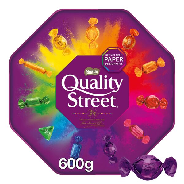 Konfektes "QUALITY STREET" kārbā