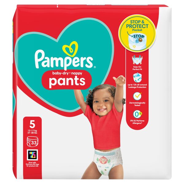 Pampers "biksītes" 5. izmērs 33 gb. (0.31 eur/gb)