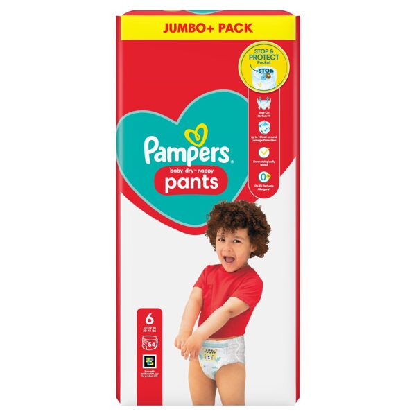 Pampers "biksītes" 6. izmērs 54 gb. (0.33 eur/gb)