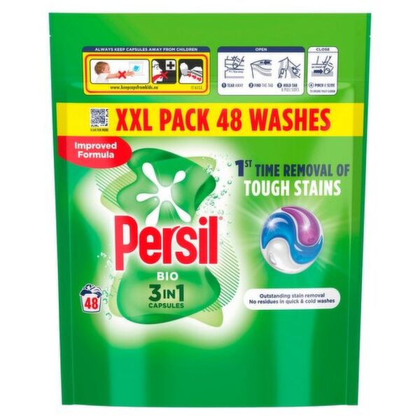 Persil Bio 3in1 kapsulas traipiem (48)